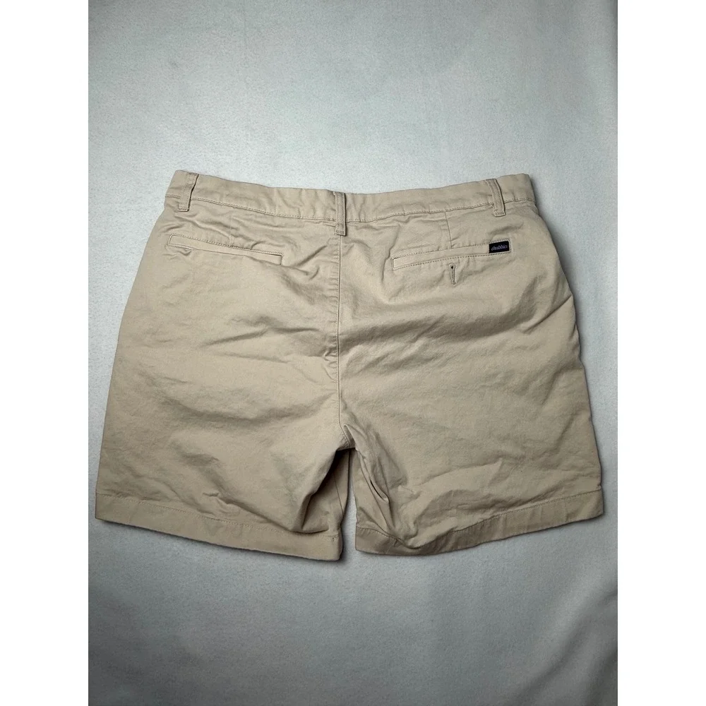 Chubbies Originals Khaki Tan Chino Shorts Mens 36 7 Inch Inseam Cotton Twill